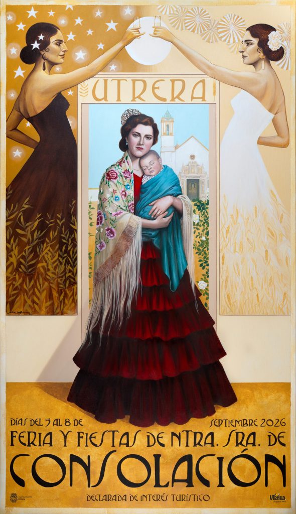 Cartel oficial de la Feria y Fiestas de Nuestra Señora de Consolación de Utrera 2026