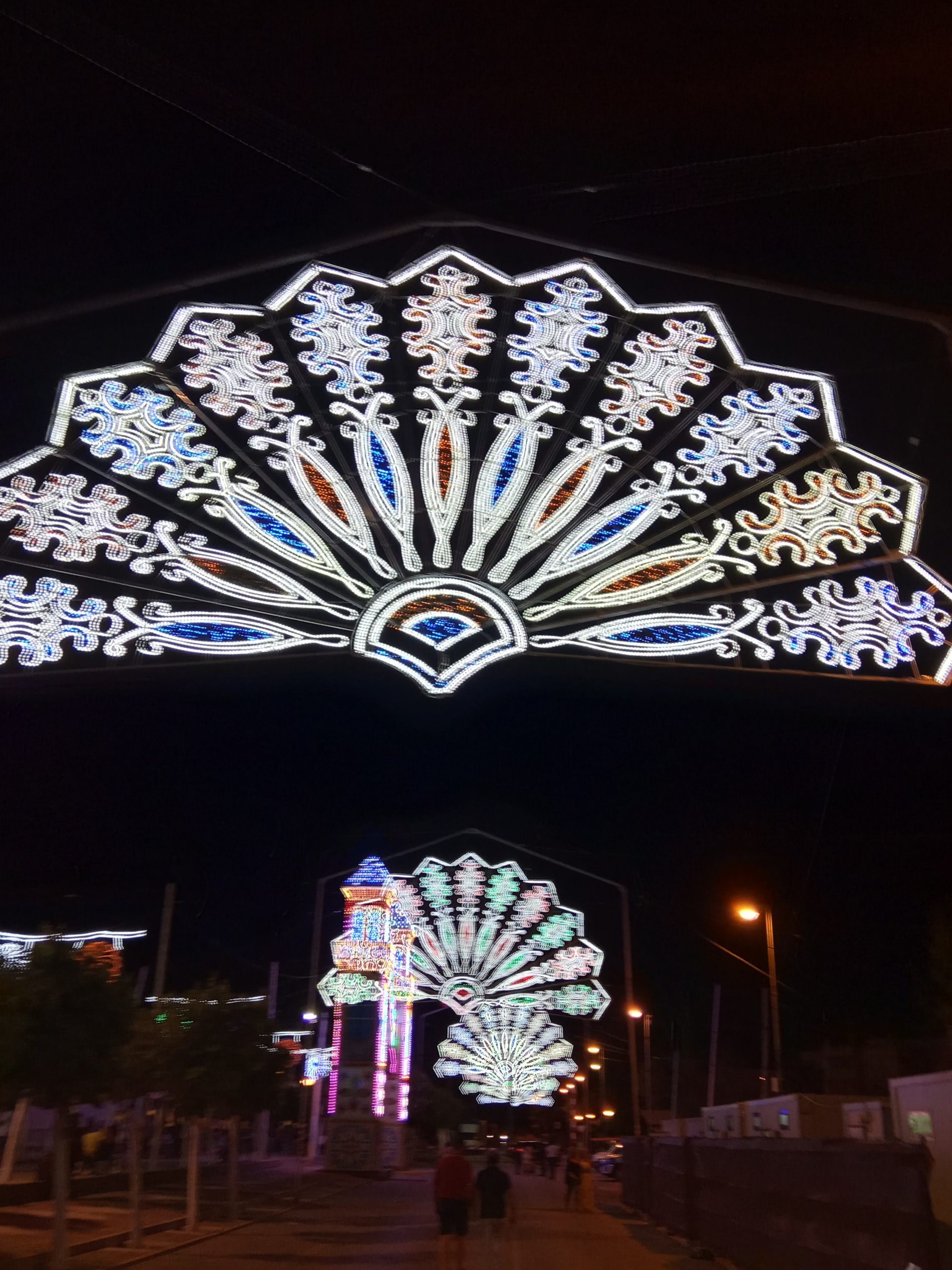 Fuegos artificiales en la Feria de Marchena
