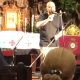 José durante su testimonio de conversión en el acto Luz en la oscuridad en Marchena