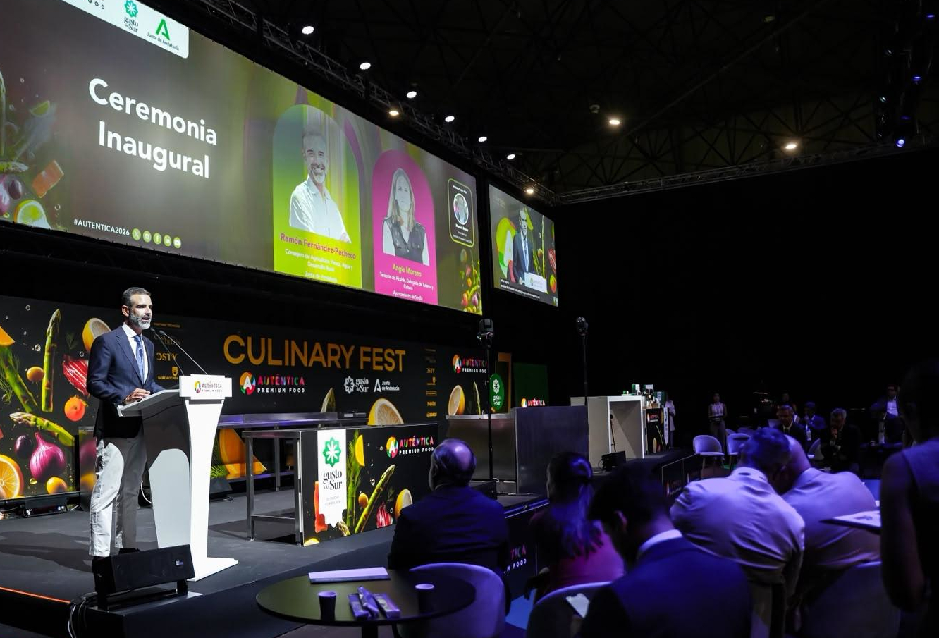 Acto de Auténtica Premium Food en el que la Junta anunció ayudas a la agroindustria afectada por las borrascas