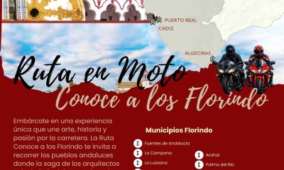 Cartel de la Ruta en Moto Conoce a los Florindo