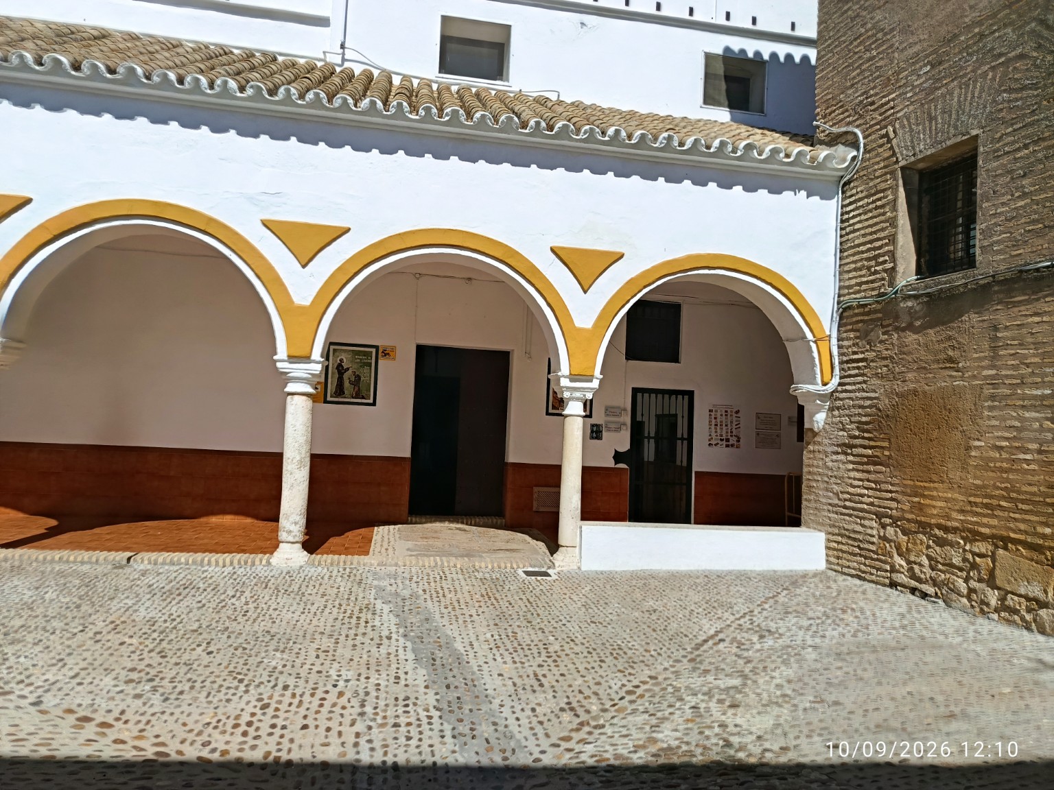Patio porticado del Convento de la Purísima Concepción y Hospedería de Santa María de Marchena