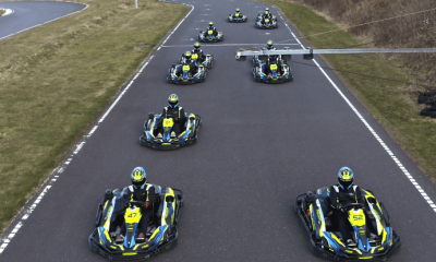 Karts en el circuito Vandel Gokart de Dinamarca, sede del KWC 2026