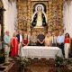 Luis Rizo Haro durante su visita a Santa María de la Mota para preparar el cartel de la Semana Santa de Marchena 2027