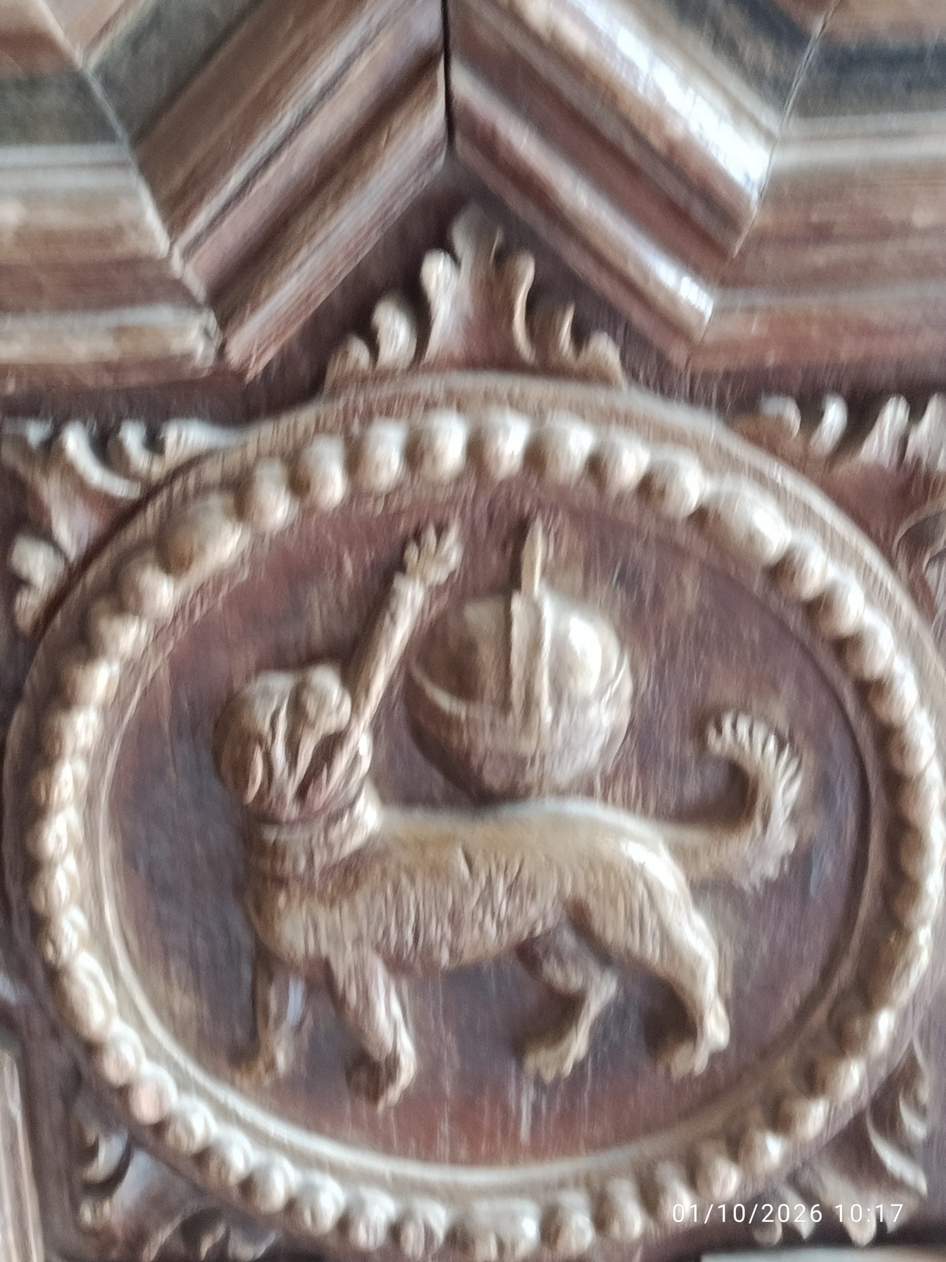 Detalle ornamental en Santo Domingo de Marchena
