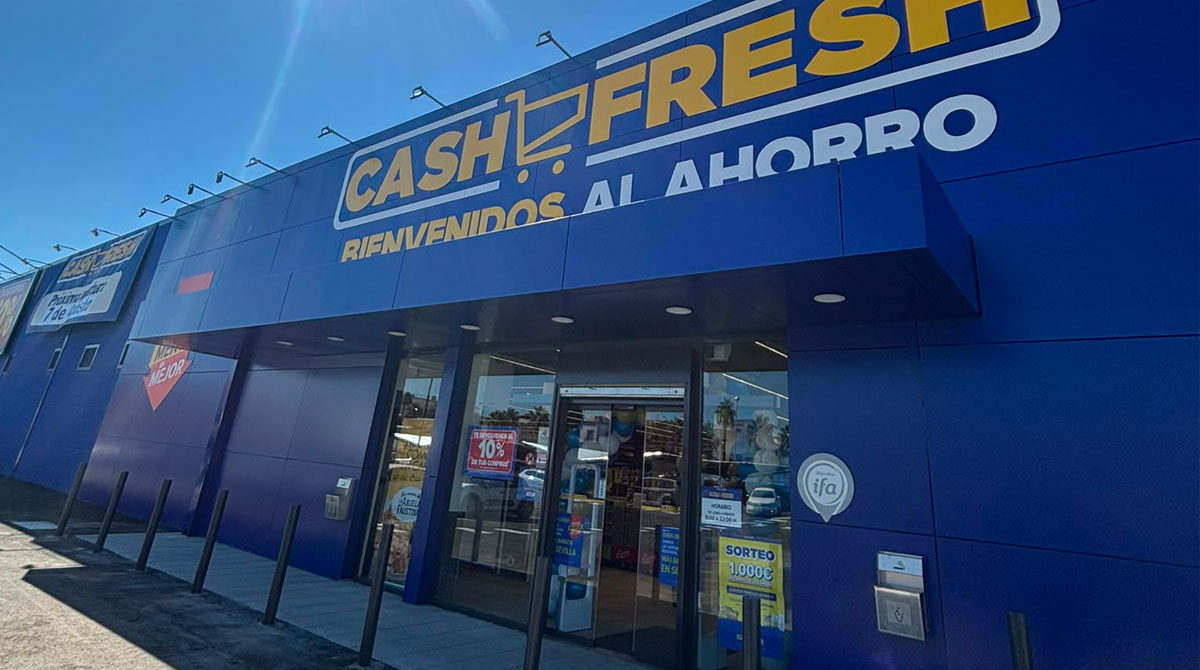 Supermercado Cash Fresh, imagen de archivo oficial de la cadena